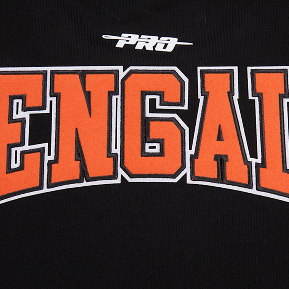 Cincinnati Bengals Pro Standard Crest Emblem Pullover Sweatshirt - Black - NFL