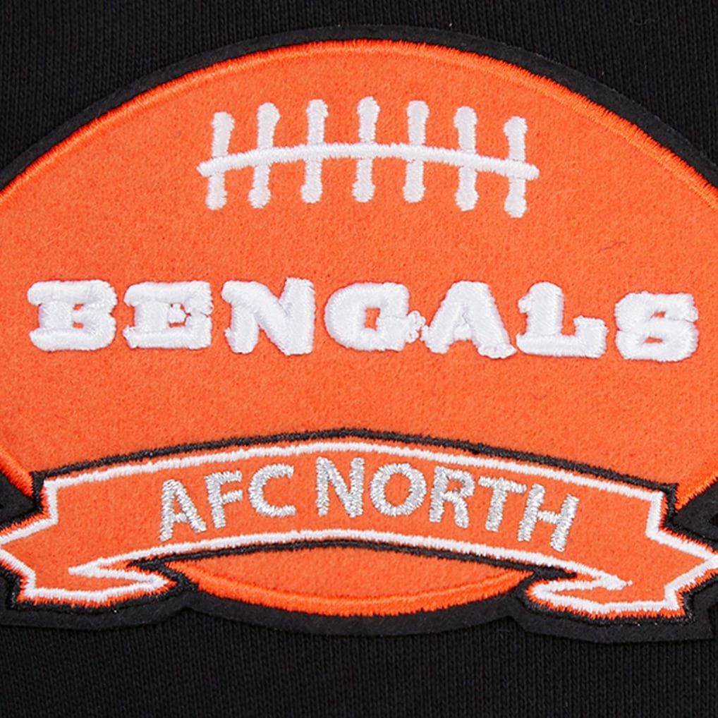 Cincinnati Bengals Pro Standard Crest Emblem Pullover Sweatshirt - Black - NFL