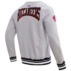 Tampa Bay Buccaneers Pro Standard Crest Emblem Pullover Sweatshirt - Heather Gray - NFL
