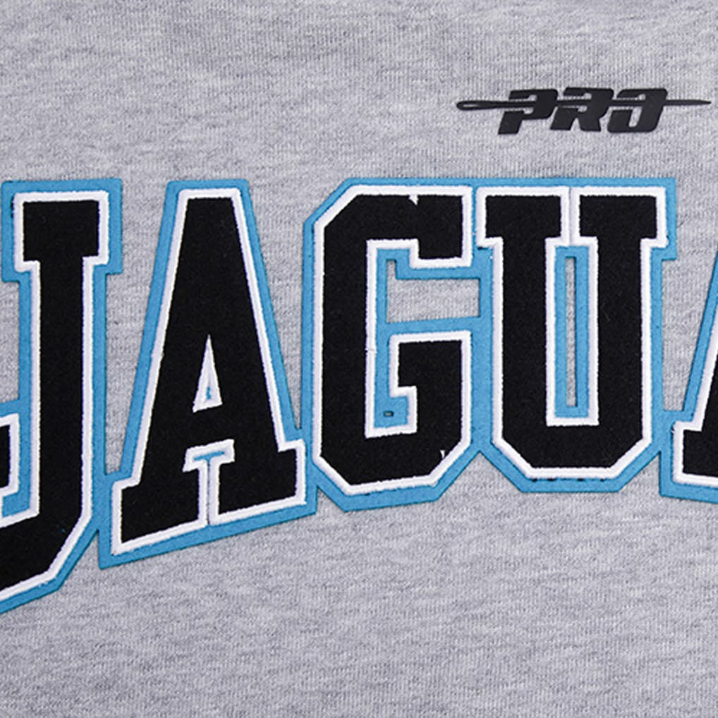 Jacksonville Jaguars Pro Standard Crest Emblem Pullover Sweatshirt - Heather Gray - NFL
