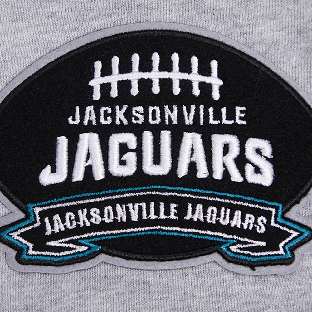 Jacksonville Jaguars Pro Standard Crest Emblem Pullover Sweatshirt - Heather Gray - NFL