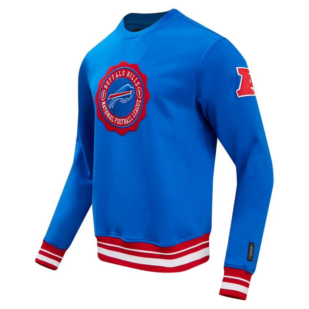 Buffalo Bills Pro Standard Crest Emblem Pullover Sweatshirt - Royal - NFL