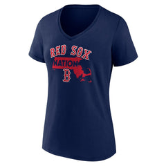 Boston Red Sox Women's Hometown Nation V-Neck T-Shirt Discount