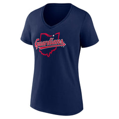 Cleveland Guardians Women's Hometown State Guard V-Neck T-Shirt Online