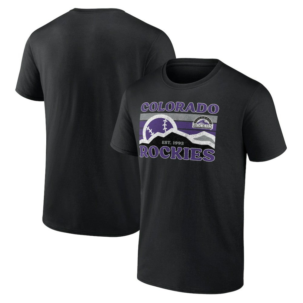 Colorado Rockies Hometown Mountain Scene T-Shirt Discount