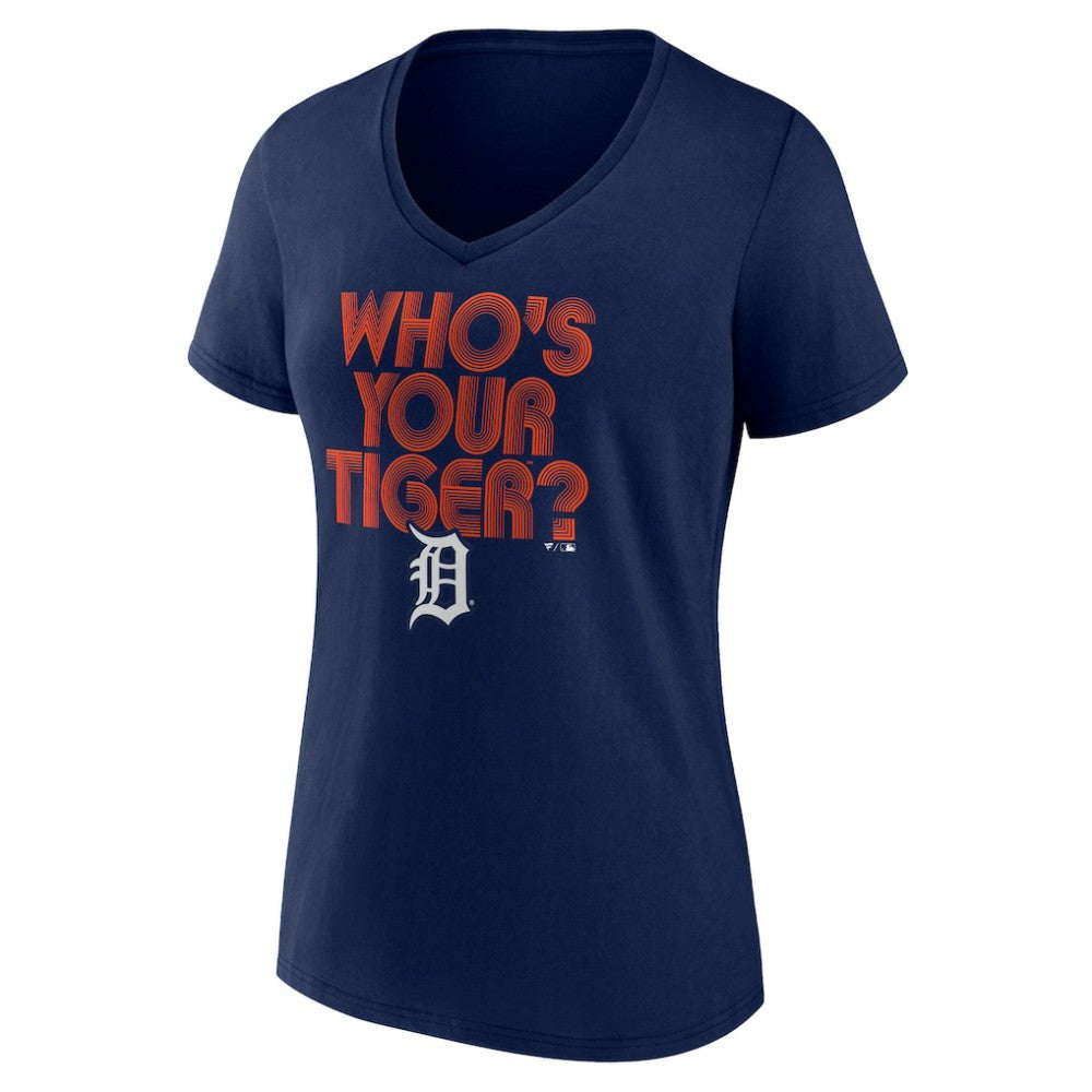 Detroit Tigers Women's Hometown Tiger Daddy V-Neck T-Shirt Outlet
