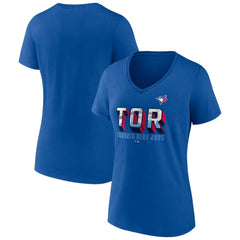 Toronto Blue Jays Women's Hometown In The 416 V-Neck T-Shirt for sale