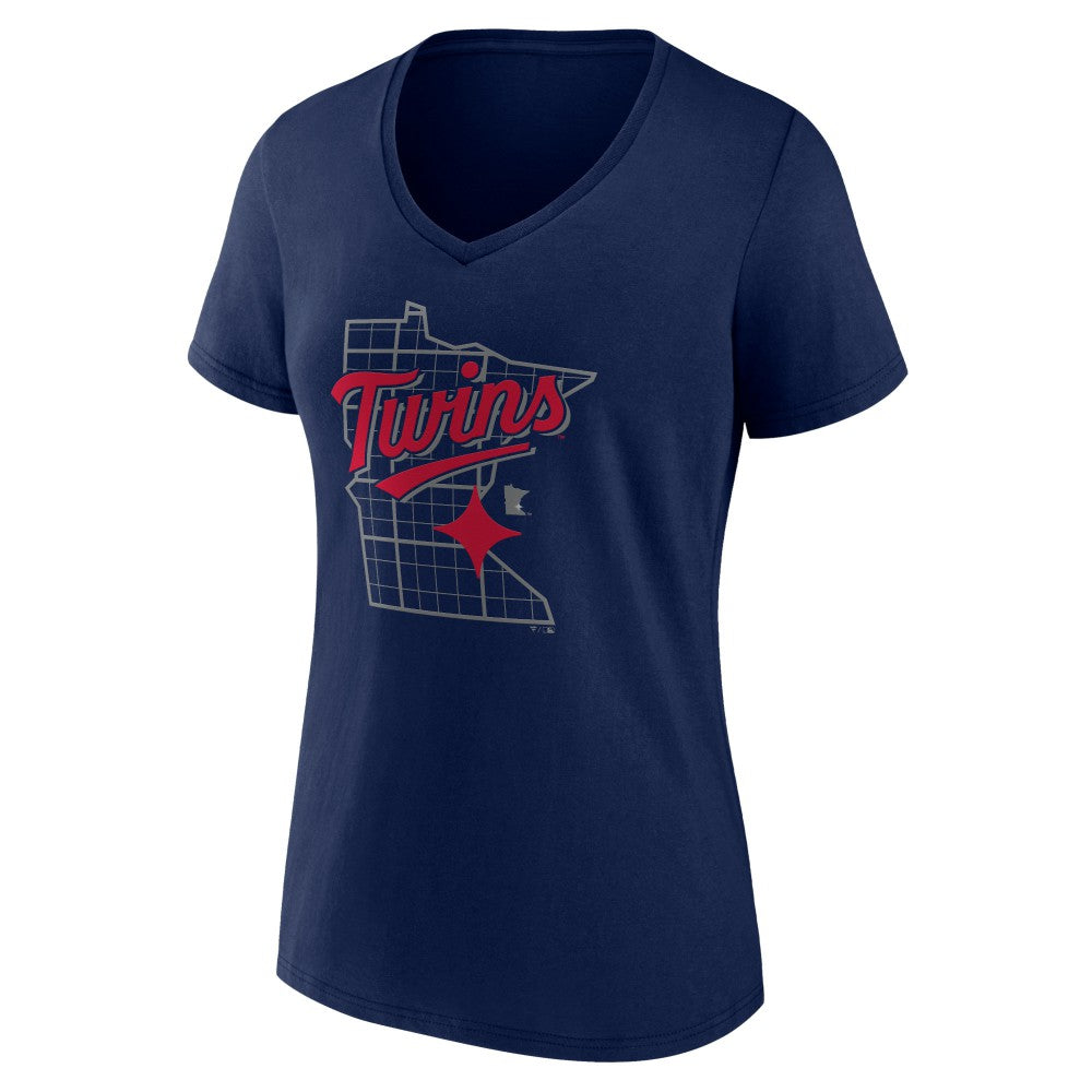 Minnesota Twins Women's Hometown Pride V-Neck T-Shirt Near Me