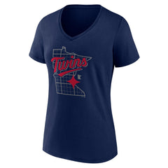 Minnesota Twins Women's Hometown Pride V-Neck T-Shirt Near Me
