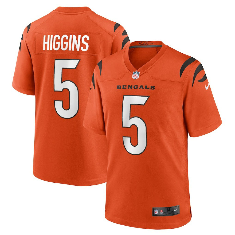 Tee Higgins Cincinnati Bengals Alternate Game Jersey - Orange - Nike
