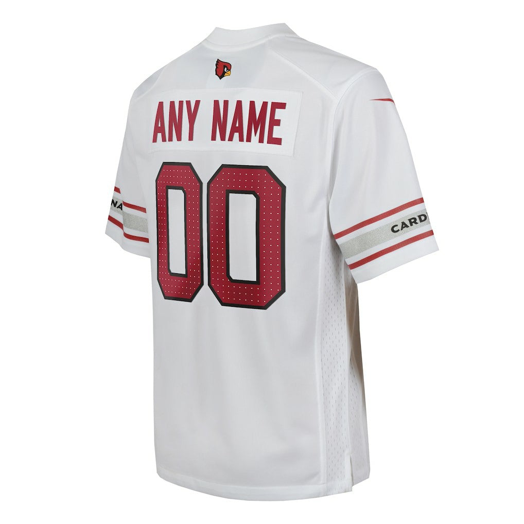 Arizona Cardinals Youth Custom Game Jersey - White - Nike