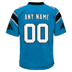 Carolina Panthers Youth Alternate Custom Game Jersey - Blue - Nike