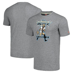 Chris Olave New Orleans Saints Homage Unisex NFL Blitz Player Tri-Blend T-Shirt - Gray - NFL