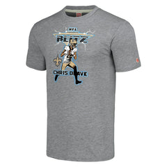 Chris Olave New Orleans Saints Homage Unisex NFL Blitz Player Tri-Blend T-Shirt - Gray - NFL