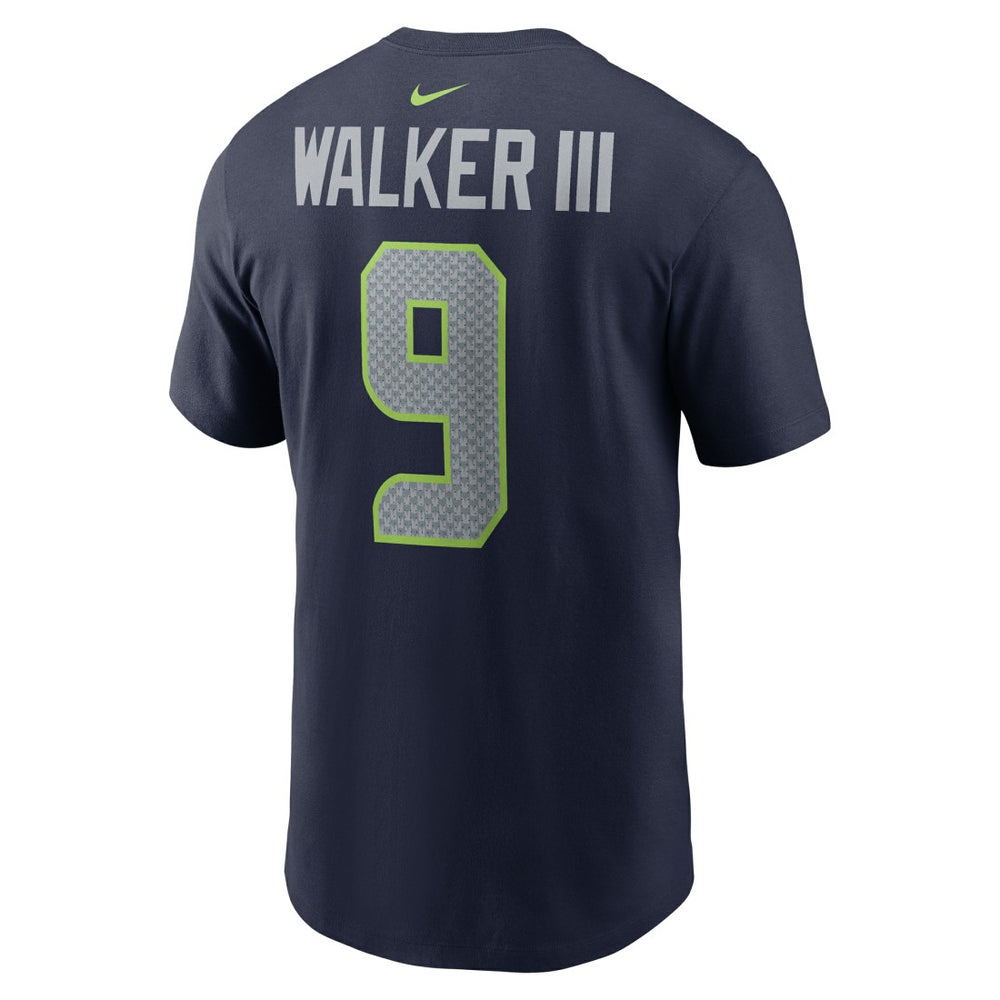 Kenneth Walker III Seattle Seahawks Player Name & Number T-Shirt - College Navy - Nike