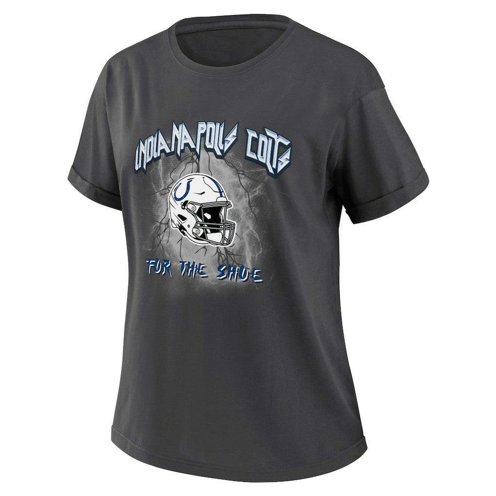 Indianapolis Colts WEAR by Erin Andrews Women's Boyfriend T-Shirt - Charcoal - NFL
