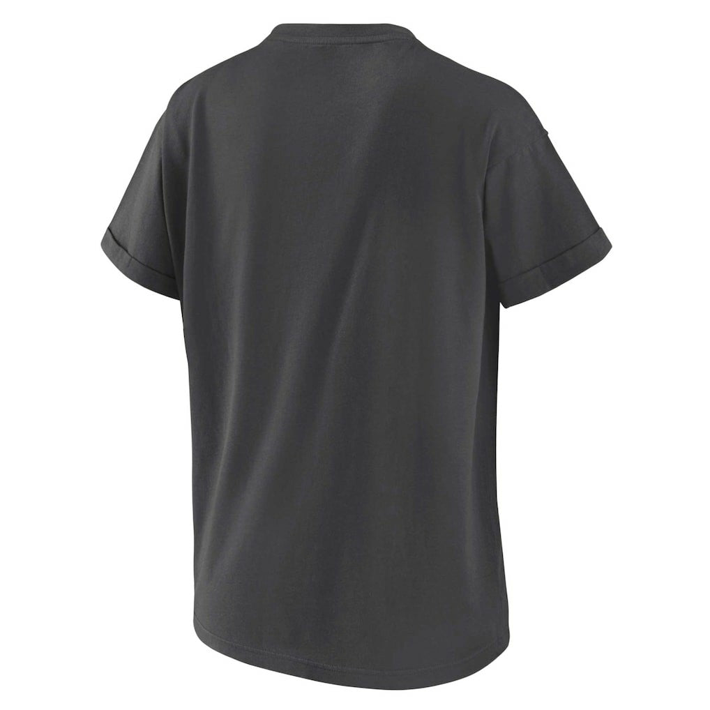 Washington Commanders WEAR by Erin Andrews Women's Boyfriend T-Shirt - Charcoal - NFL