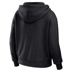 New Orleans Saints WEAR by Erin Andrews Women's Plus Size Color Block Full-Zip Hoodie - Black/White - NFL