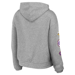 Minnesota Vikings WEAR by Erin Andrews Women's Full-Zip Hoodie - Heather Gray - NFL