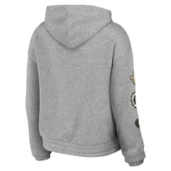 New Orleans Saints WEAR by Erin Andrews Women's Full-Zip Hoodie - Heather Gray - NFL