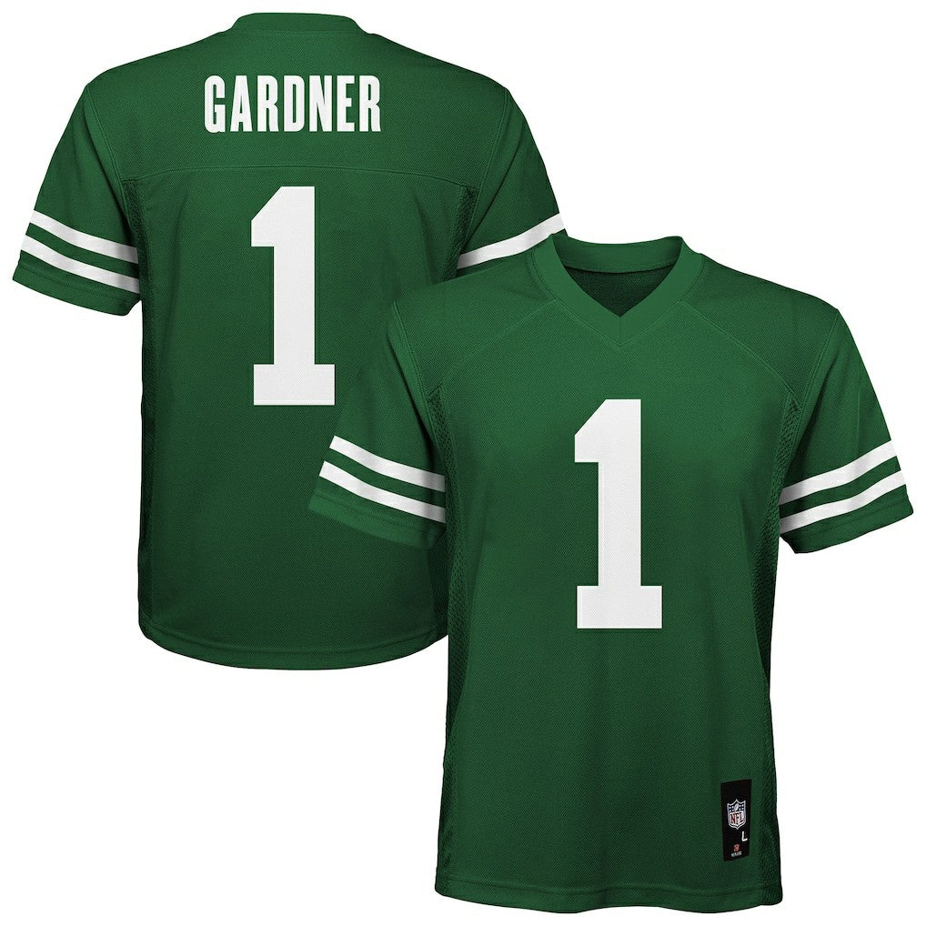 Ahmad Sauce Gardner New York Jets Youth Replica Player Jersey - Green - NFL