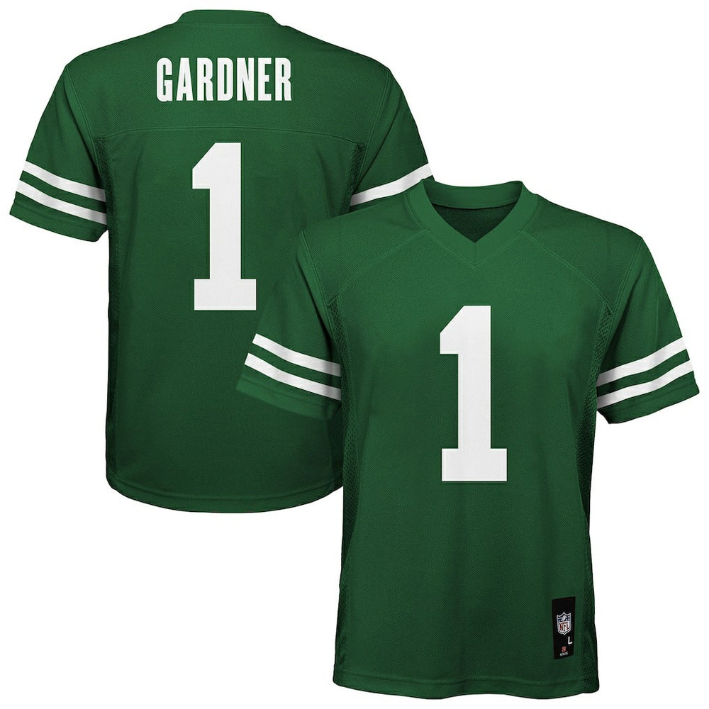 Ahmad Sauce Gardner New York Jets Youth Replica Player Jersey - Green - NFL