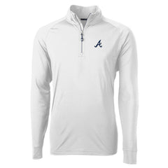 Atlanta Braves Cutter & Buck Adapt Eco Knit Stretch Recycled Quarter-Zip Pullover Top Near Me