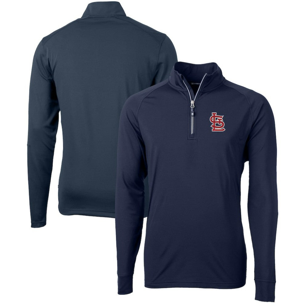 St. Louis Cardinals Cutter & Buck Adapt Eco Knit Stretch Recycled Quarter-Zip Pullover Top Online