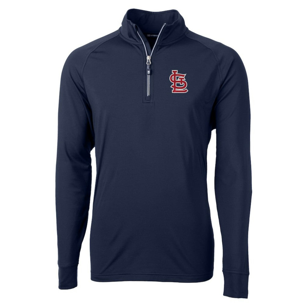 St. Louis Cardinals Cutter & Buck Adapt Eco Knit Stretch Recycled Quarter-Zip Pullover Top Online