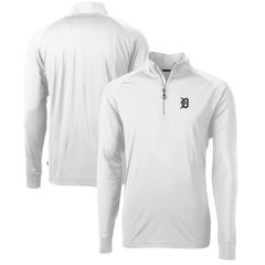 Detroit Tigers Cutter & Buck Adapt Eco Knit Stretch Recycled Quarter-Zip Pullover Top for sale