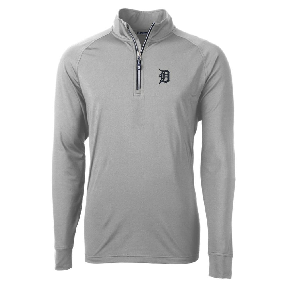 Detroit Tigers Cutter & Buck Adapt Eco Knit Stretch Recycled Quarter-Zip Pullover Top Near Me