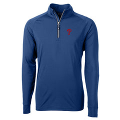 Philadelphia Phillies Cutter & Buck Adapt Eco Knit Stretch Recycled Quarter-Zip Pullover Top Near Me
