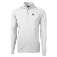 New York Yankees Cutter & Buck Adapt Eco Knit Stretch Recycled Quarter-Zip Pullover Top Near Me