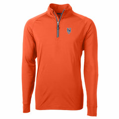 New York Mets Cutter & Buck Adapt Eco Knit Stretch Recycled Quarter-Zip Pullover Top Near Me