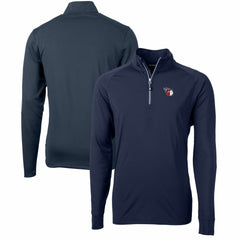 Cleveland Guardians Cutter & Buck Adapt Eco Knit Stretch Recycled Quarter-Zip Pullover Top Sale