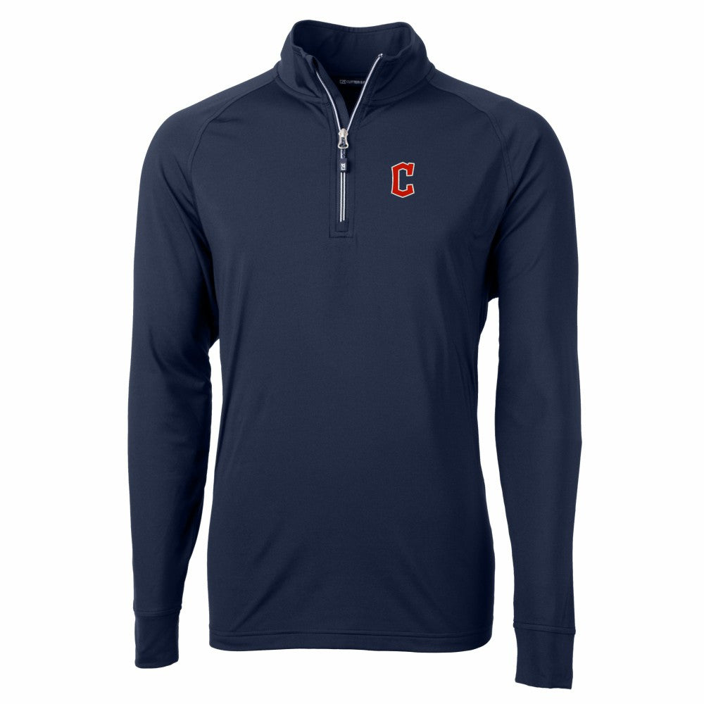 Cleveland Guardians Cutter & Buck Adapt Eco Knit Stretch Recycled Quarter-Zip Pullover Top Near Me