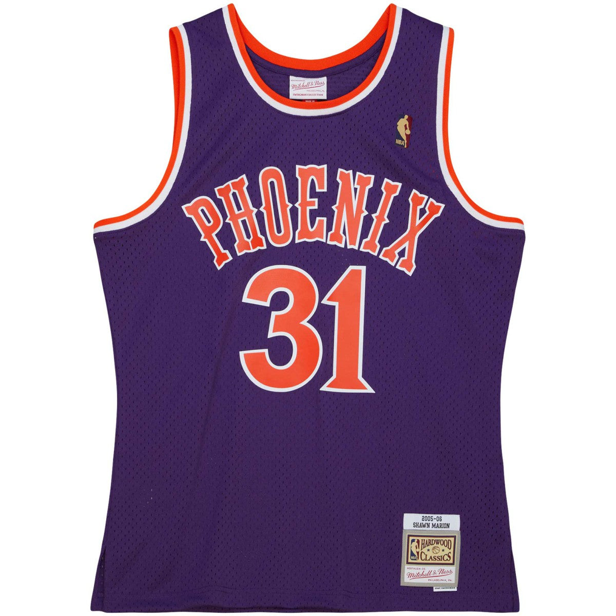 Mitchell & Ness Shawn Marion Phoenix Suns 2005/06 Hardwood Classics Swingman Jersey Purple