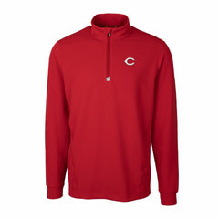 Cincinnati Reds Cutter & Buck Traverse Stretch Quarter-Zip Pullover Top Outlet