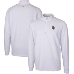 San Diego Padres Cutter & Buck Traverse Stretch Quarter-Zip Pullover Top Outlet