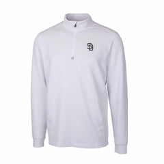 San Diego Padres Cutter & Buck Traverse Stretch Quarter-Zip Pullover Top Outlet
