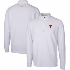 Philadelphia Phillies Cutter & Buck Traverse Stretch Quarter-Zip Pullover Top Online