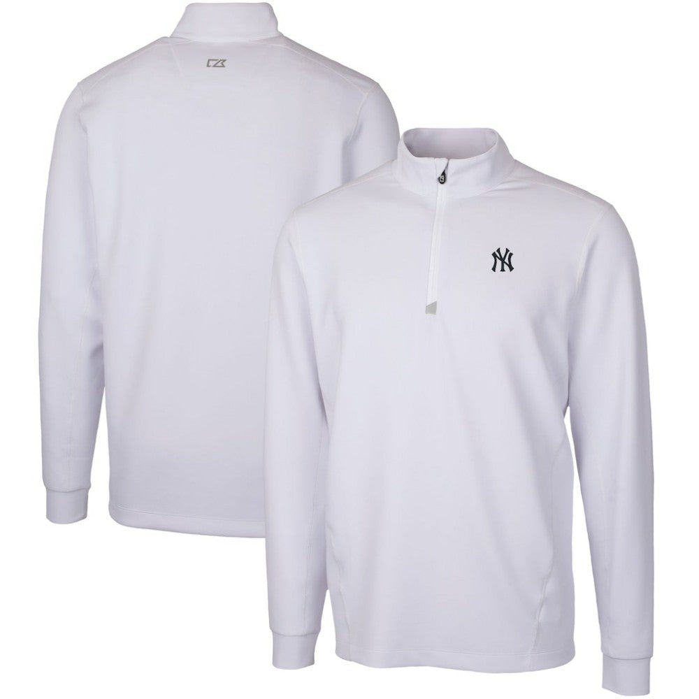 New York Yankees Cutter & Buck Traverse Stretch Quarter-Zip Pullover Top Near Me