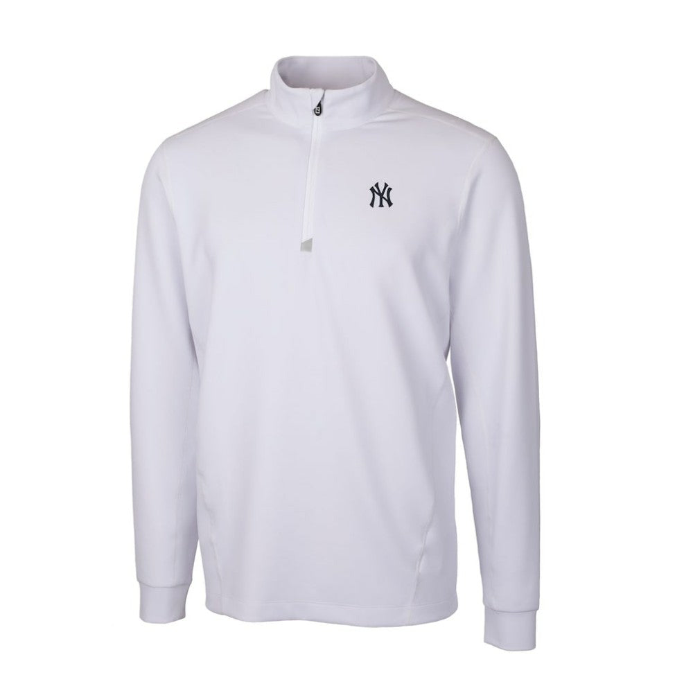 New York Yankees Cutter & Buck Traverse Stretch Quarter-Zip Pullover Top Near Me