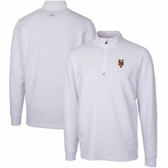New York Mets Cutter & Buck Traverse Stretch Quarter-Zip Pullover Top Sale
