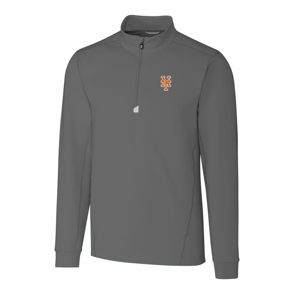 New York Mets Cutter & Buck Traverse Stretch Quarter-Zip Pullover Top Near Me