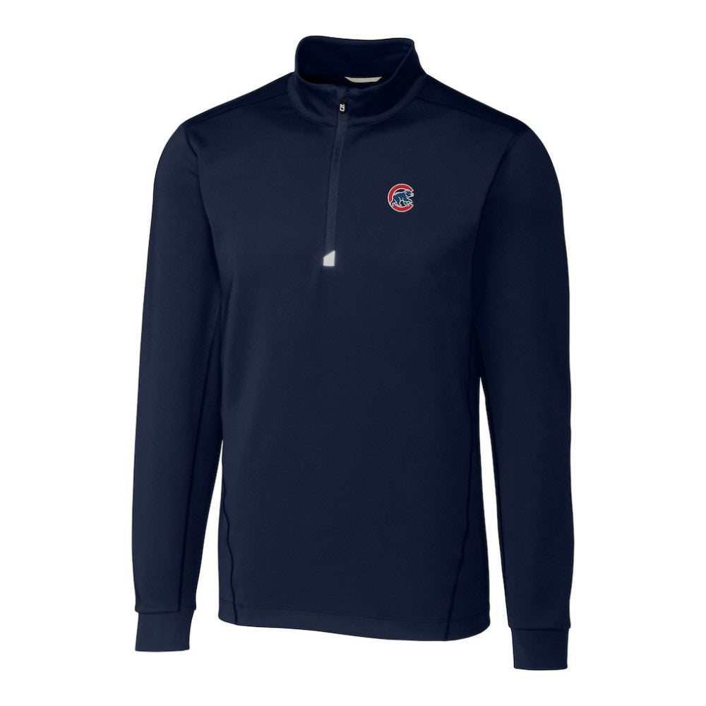 Chicago Cubs Cutter & Buck Traverse Stretch Quarter-Zip Pullover Top Near Me