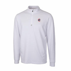 Chicago Cubs Cutter & Buck Traverse Stretch Quarter-Zip Pullover Top for sale