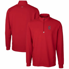 Cleveland Guardians Cutter & Buck Traverse Stretch Quarter-Zip Pullover Top for sale