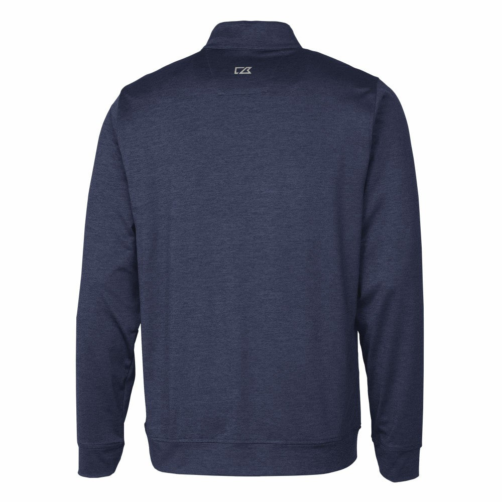 Kansas City Royals Cutter & Buck Stealth Heathered Quarter-Zip Pullover Top Discount