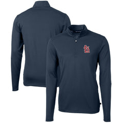 St. Louis Cardinals Cutter & Buck Virtue Eco Pique Recycled Quarter-Zip Pullover Top Near Me
